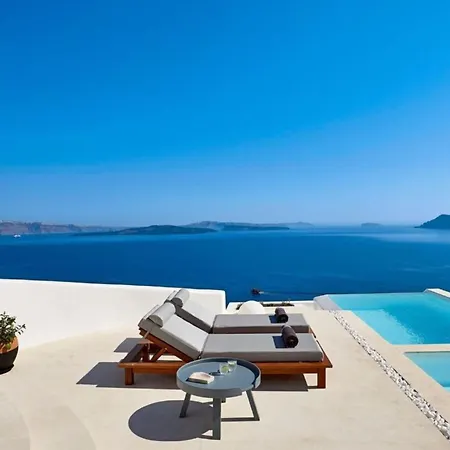 Holiday home Elegant Santorini House-Caldera View-Outdoor Hot Tub -Private Pool *