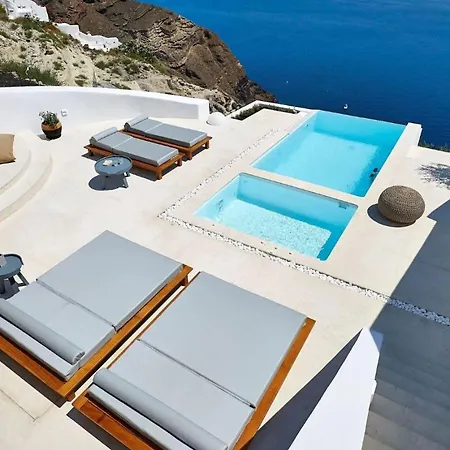 Holiday home Elegant Santorini House-Caldera View-Outdoor Hot Tub -Private Pool